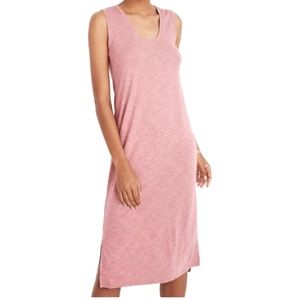 Madewell Jersey “Heather Berry” Midi Dress